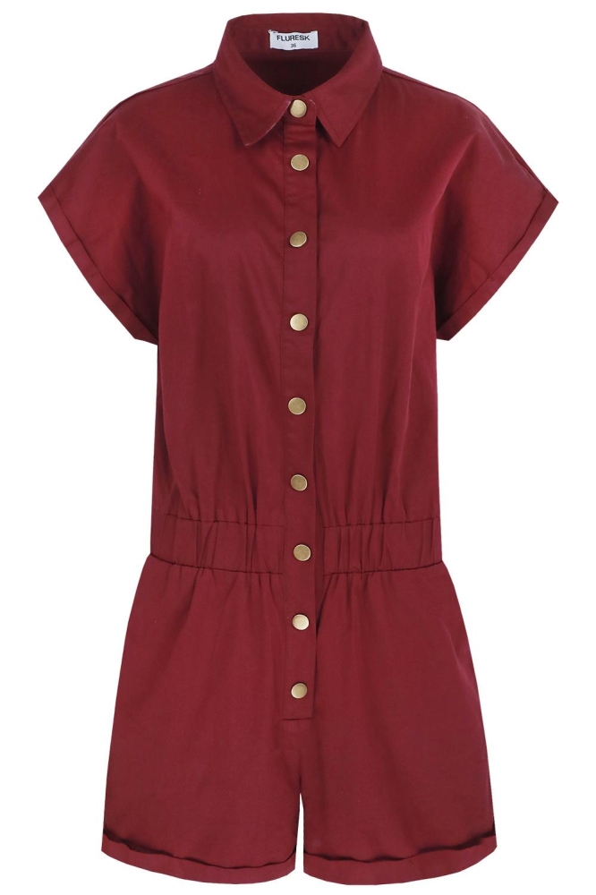 HANNA PLAYSUIT 25ZFFF07 812 DEEP PURPLE